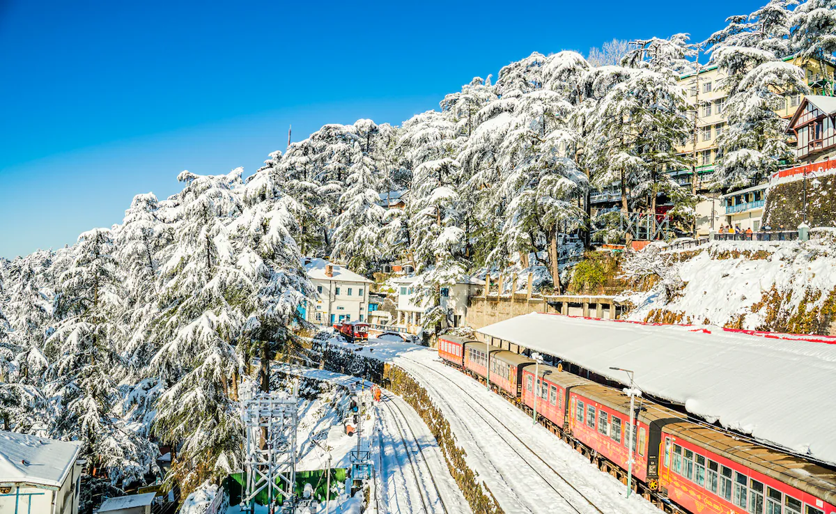 A street in Shimla
